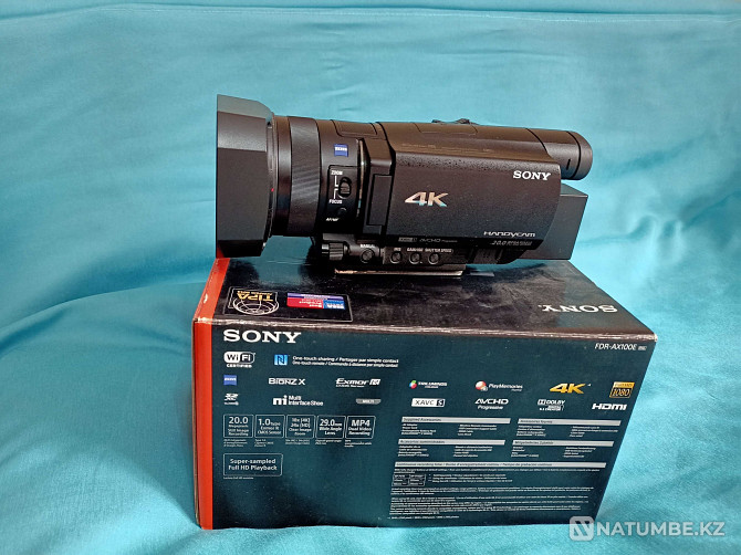 Sony FDR-AX100 4K Camcorder  - photo 1