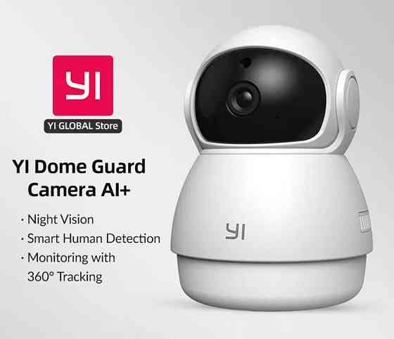 Умная беспроводная IP камера Xiaomi YI Dome Guard 