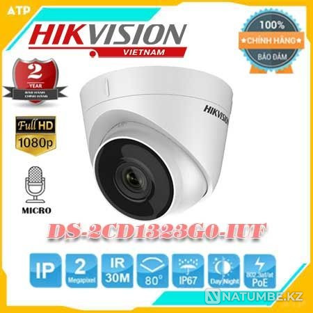 Hikvision DS-2CD1323G0-IUF (2,8 мм) IP камерасы; дана үшін күмбез бағасы  - изображение 1