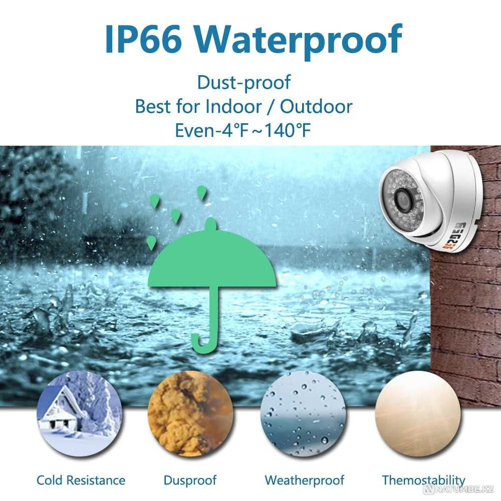 New 8MP IP video camera in a metal case; anti-vandal.  - photo 5