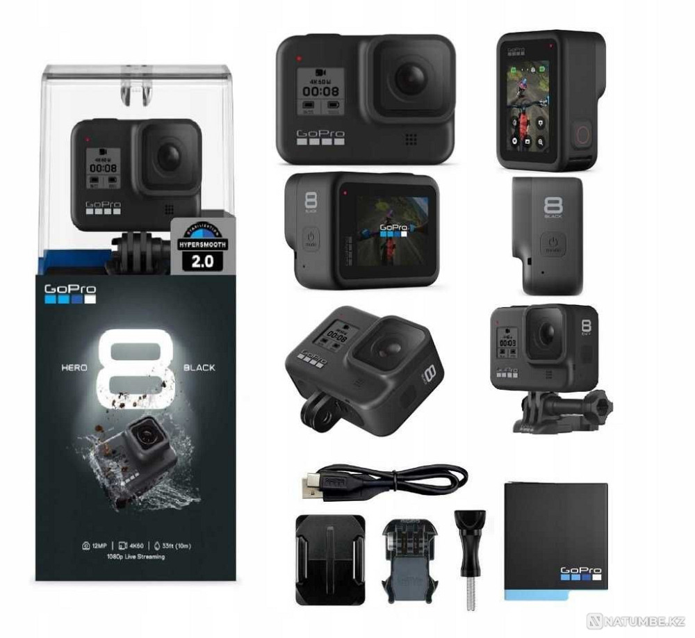 Gopro Hero 8 Black Edition; action camera  - photo 1