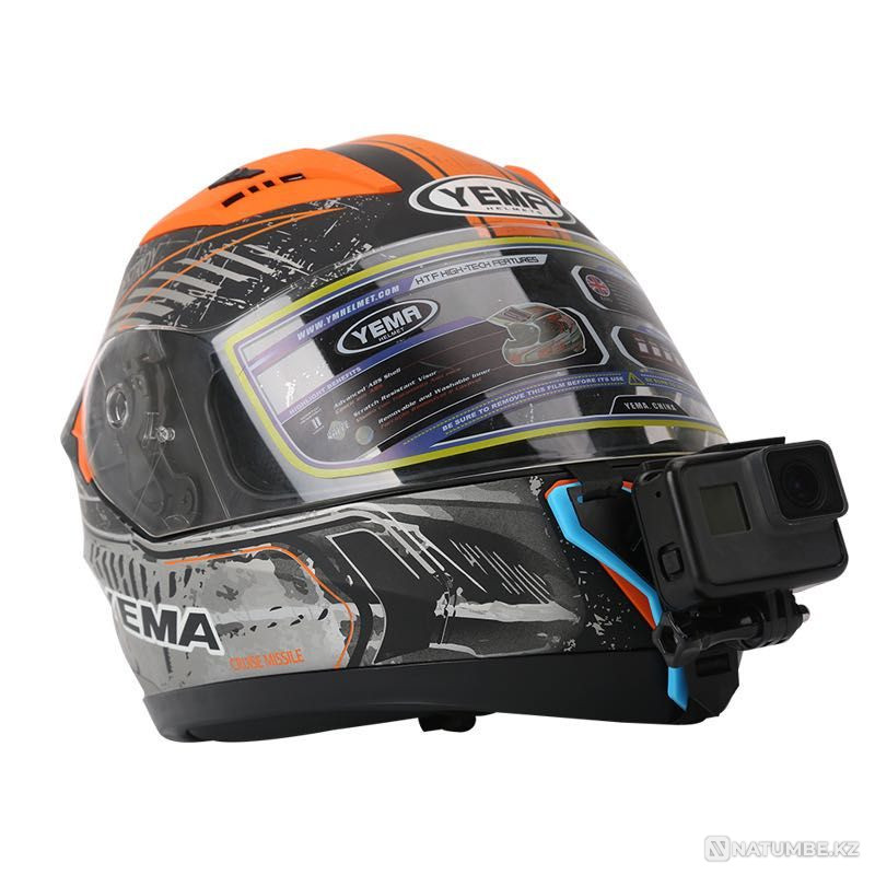 Mount for GoPro/Sony/DJI action on the chin of a motorcycle helmet  - photo 3