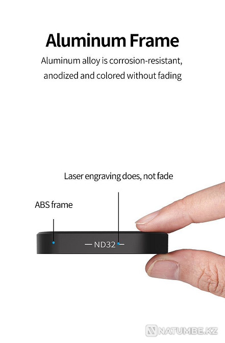 Set of CPL/ND8/ND16/ND32 filters for GoPro1 0/9 Telesin action cameras  - photo 6