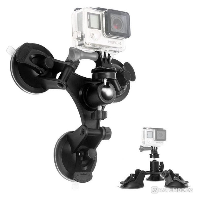Triple suction cup for all action cameras - GoPro; S.J.C.A.M.; Xiaomi yi; Sony  - photo 4