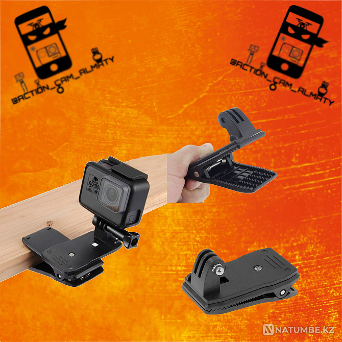 Барлық экшн камераларына арналған клип - GoPro; S.J.C.A.M.; Sony  - изображение 1