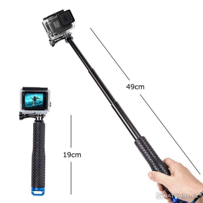 Monopod for all action cameras - GoPro; Sony FDR; DJI Osmo Action  - photo 3