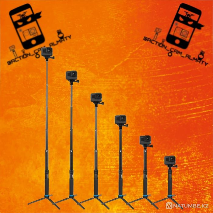 Monopod tripod for GoPro 3-Way Mount action cameras - Grip / Arm / Tripod  - photo 5