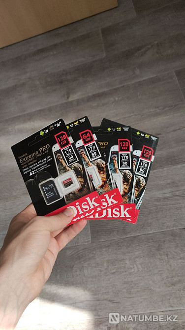 SanDisk Extreme pro 128GB; memory card for GoPro and phone  - photo 1