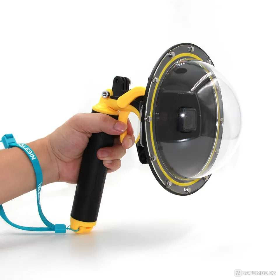 Dome Port dome sphere Gopro 3/4/5/6/7/8/9/ 10 / 11 TELESIN (hemisphere)  - photo 2