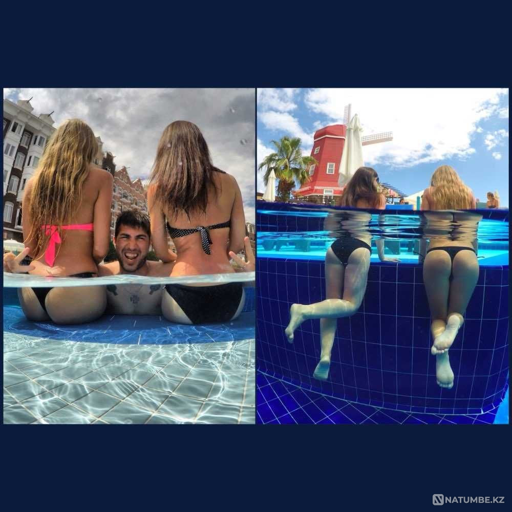 Dome Port dome sphere Gopro 3/4/5/6/7/8/9/ 10 / 11 TELESIN (hemisphere)  - photo 5