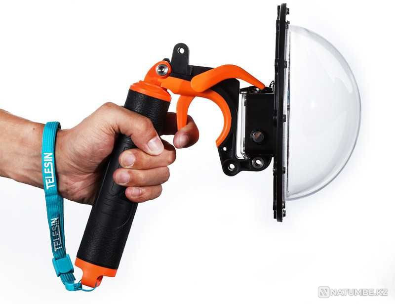 Dome Port dome sphere Gopro 3/4/5/6/7/8/9/ 10 / 11 TELESIN (hemisphere)  - photo 6