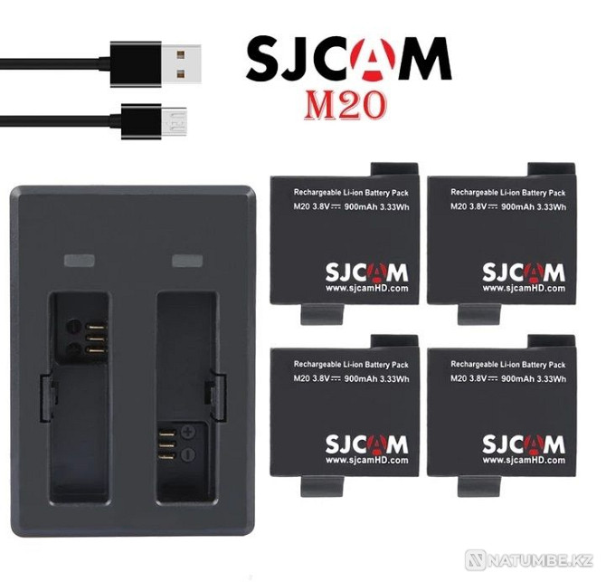 Action camera SJCAM M20 (M207); with all accessories  - photo 6
