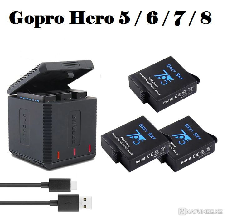 Mounts Aquabox Battery Dome Port Gopro Xiaomi Yi SJCAM  - photo 7