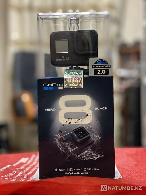Gopro 8; hero 8 black; action camera; condition is close to new  - photo 3