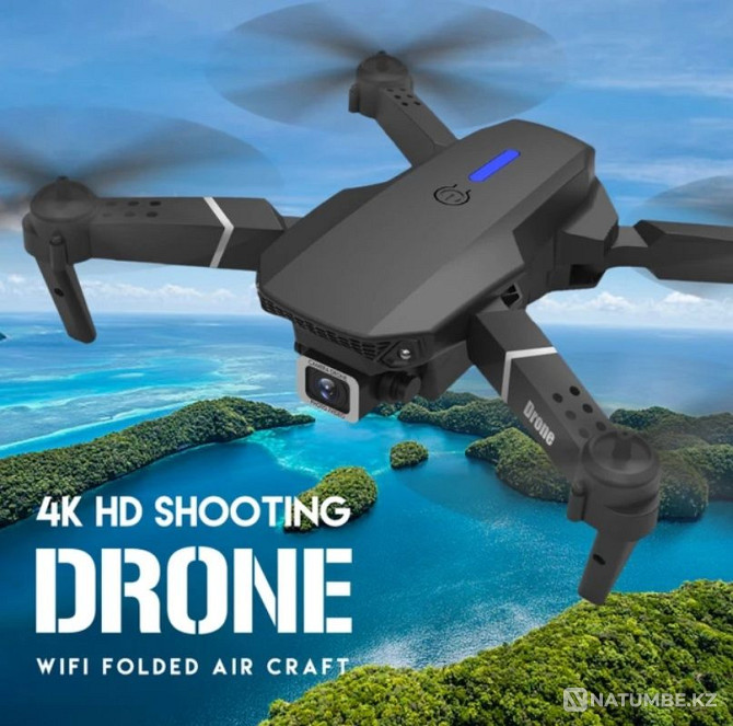 Drone with dual camera; E88 quadcopter  - photo 4