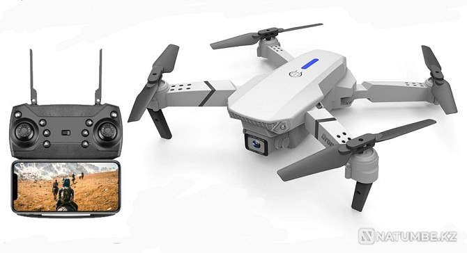 Drone with dual camera; E88 quadcopter  - photo 1