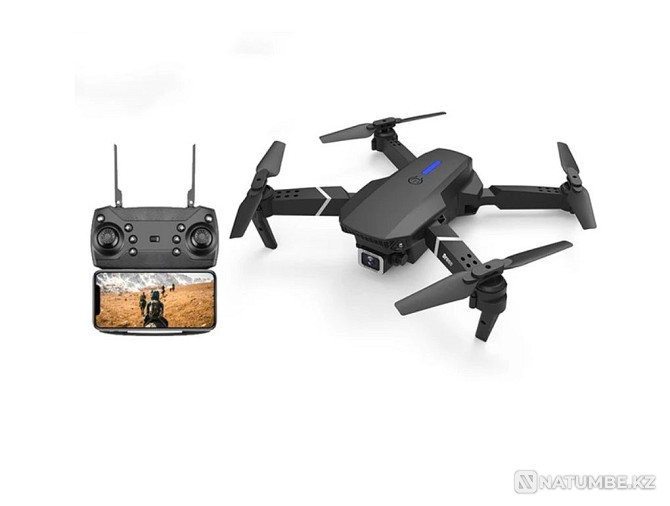 Drone with dual camera; E88 quadcopter  - photo 2