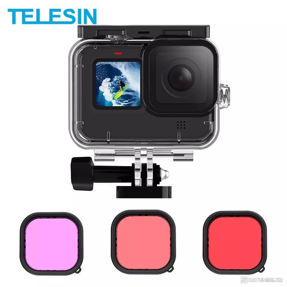 Set of Telesin filters for underwater housing for GoPro 11/10/9  - photo 6