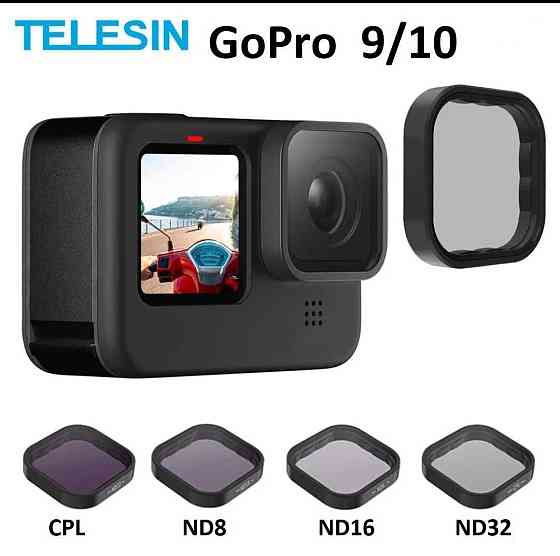 Пульт для экшен камер GoPro 8 / 9 / 10 / 11 MAX ( Telesin T10 ) 