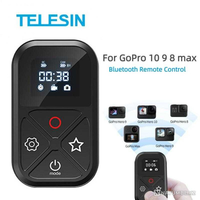 Remote control for action cameras GoPro 8/9/10/11 MAX (Telesin T10)  - photo 1