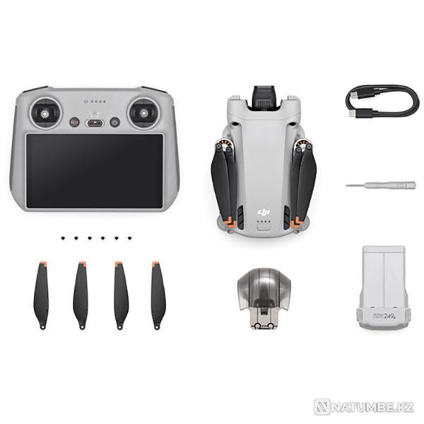 New! DJI Mini 3 Pro Drone + DJI RC Remote/Kaspi QR/Jusan Quadcopter  - photo 3