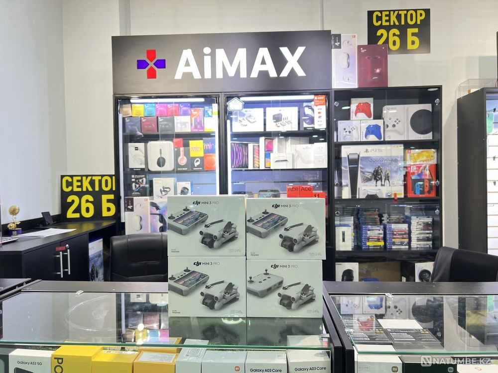 New! DJI Mini 3 Pro Drone + DJI RC Remote/Kaspi QR/Jusan Quadcopter  - photo 1