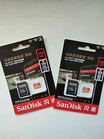 Micro SD card. Карты памяти SanDisk Extreme 128gb; 256gb. 