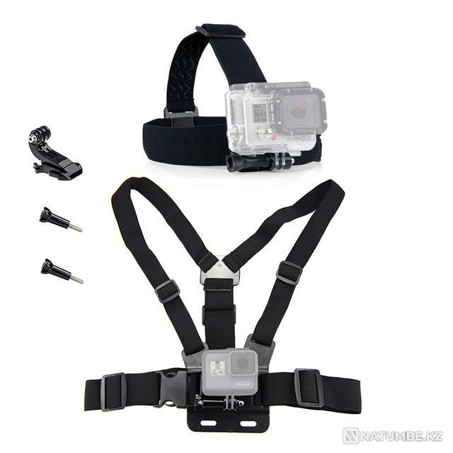 Mounting an action camera on the chest and head: GoPro; S.J.C.A.M.; Sony; Xiaomi Yi  - photo 1