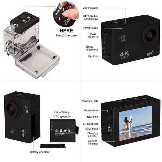 Экшн камера SJ9000 