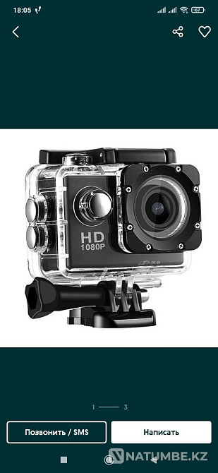 Action camera is new; similar to Go Pro; buy Almaty  - photo 1