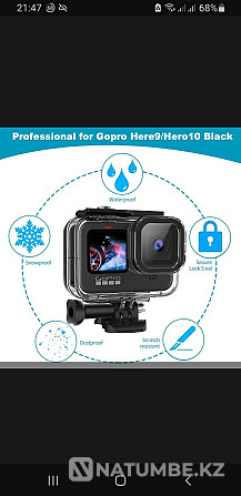 GoPro Hero 11 10 9 Қара су өткізбейтін сүңгуір корпусы  - изображение 5