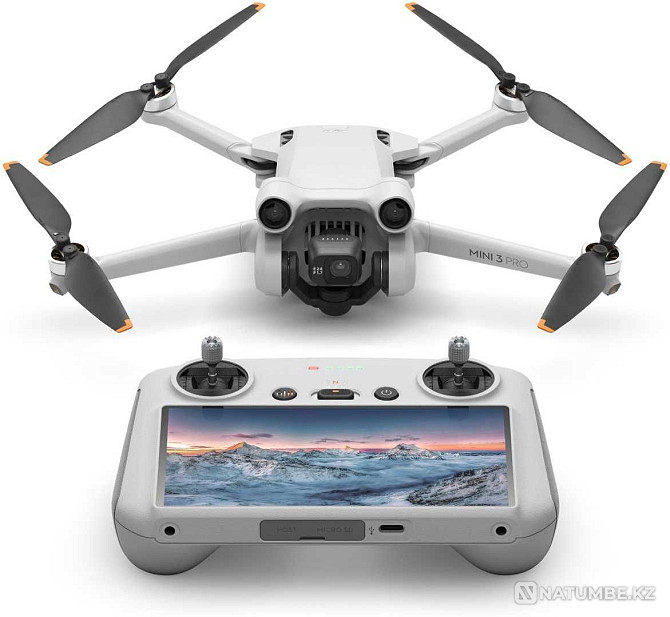 Drone DJI Mini 3 Pro ақ + DJI RC  - изображение 1