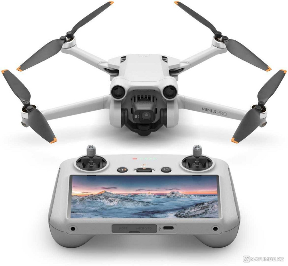 Дрон DJI Mini 3 Pro белый + DJI RC  - изображение 1