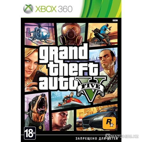 Продам диск с игрой гта 5 для xbox 360  - изображение 1