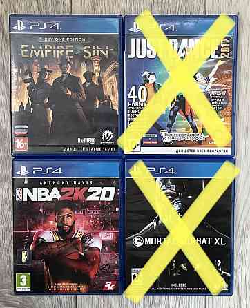Игры для ps4 Fifa; nba; человек паук; battlefield 