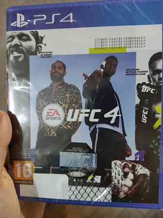 Новый диск UFC 4 для PS4 