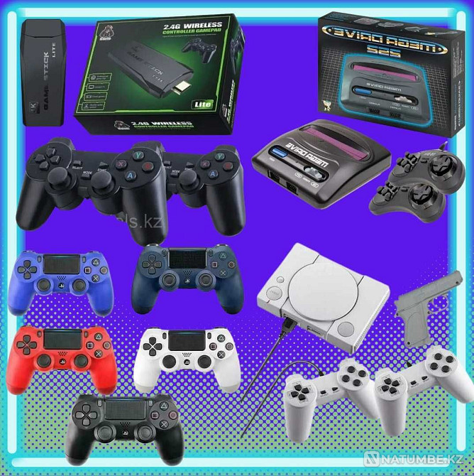 Игровые приставки с джойстиками; Дэнди Сега драйв. Оптом и в розницу  - изображение 1