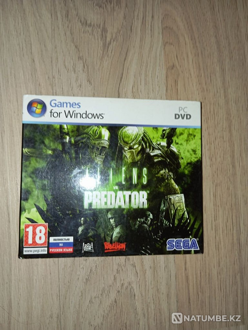 Продам игровой диск на компьютер название игры:ALIENS VS PREDATOR  - изображение 1