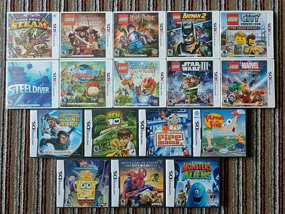 Nintendo DS/3DS игры лицензия 