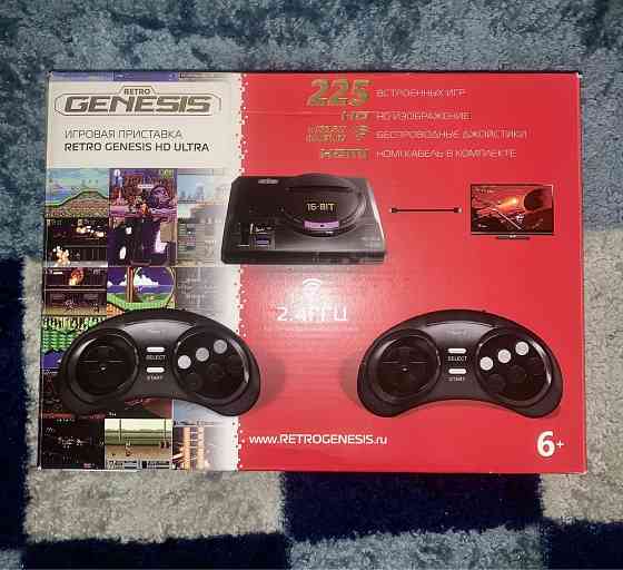 Продам SEGA; а225 встроенных игр (новый) 