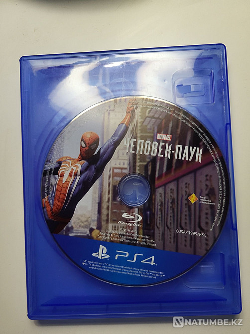Диск человек паука Ps4 + диск MORTAL COMBAT в ПОДАРОК  - изображение 1