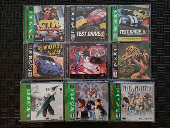 Ps1 игры на дисках лицензионные ntsc 