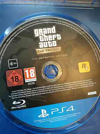 Игра на ps4 Gta defenitive edition 