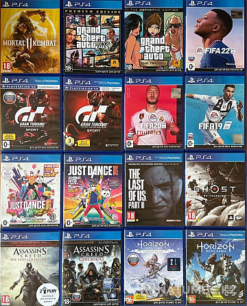 Game discs for PlayStation 4 ps 5  - photo 3