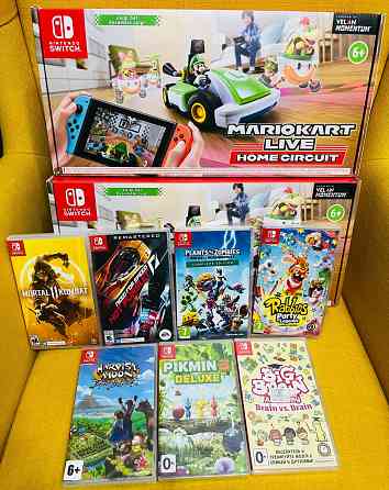 Игры для Nintendo Switch Mortal Kombat; Minecraft; Party Rabbits; NfS 