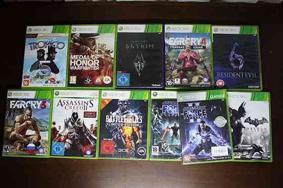 Xbox 360 диски x box 360 игры 