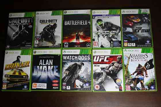 Xbox 360 диски x box 360 игры 