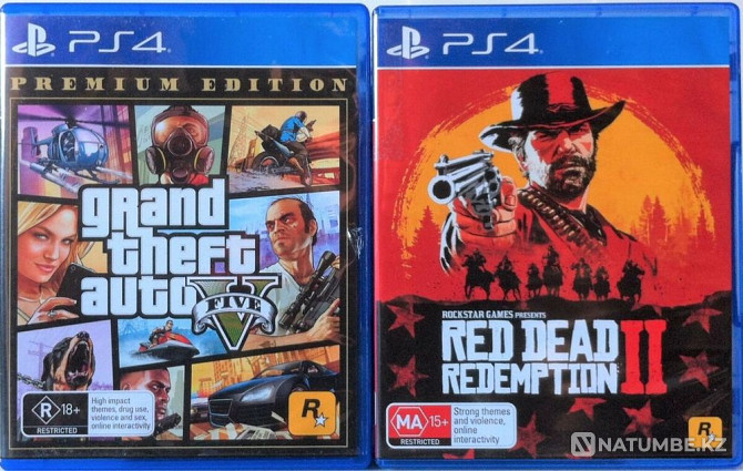 Games on discs PlayStation 4 Fifa ps 5 God of war crew 2 rdr2  - photo 2
