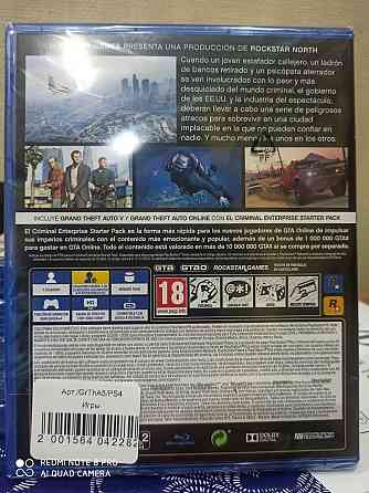 Gta 5 Premium Edition новый диск в упаковке на Ps4 и Ps5 