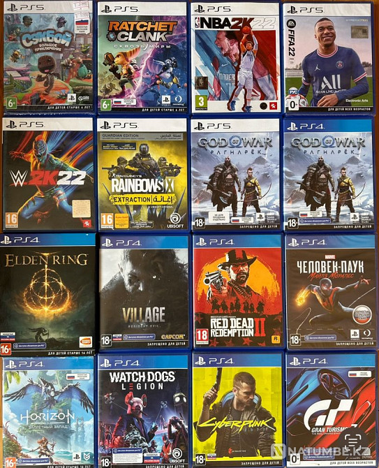 PlayStation 4 PlayStation 5 игры диски в ассортименте  - изображение 2